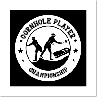 Cornhole Player Championship Posters and Art